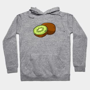 Fun Kiwi Illustration Hoodie